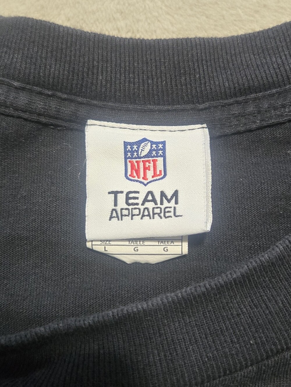 Pittsburgh Steelers "Best Dad" T-shirt NFL Team Apparel Men's Size Large - Picture 5 of 6